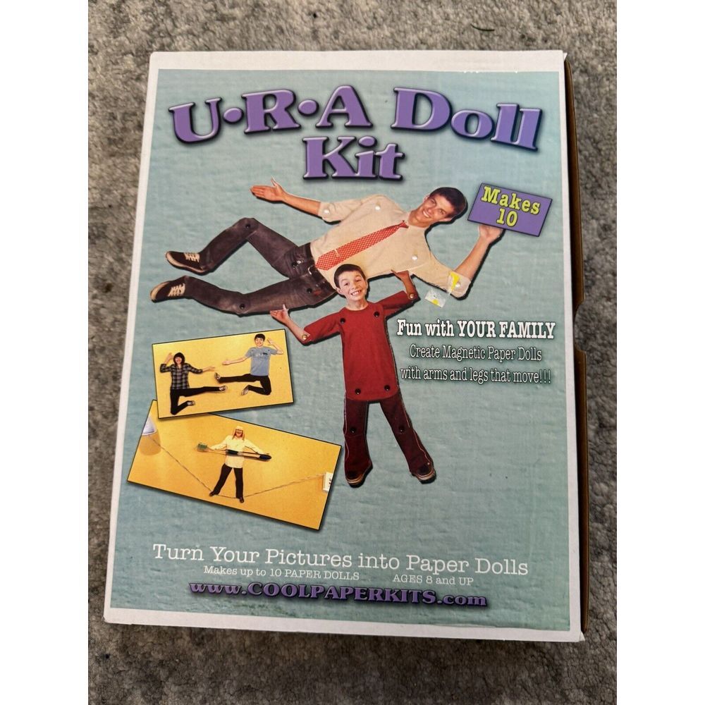 New Custom Paper Doll Making Kit Craft For The Whole Family Makes 10 Figures‎